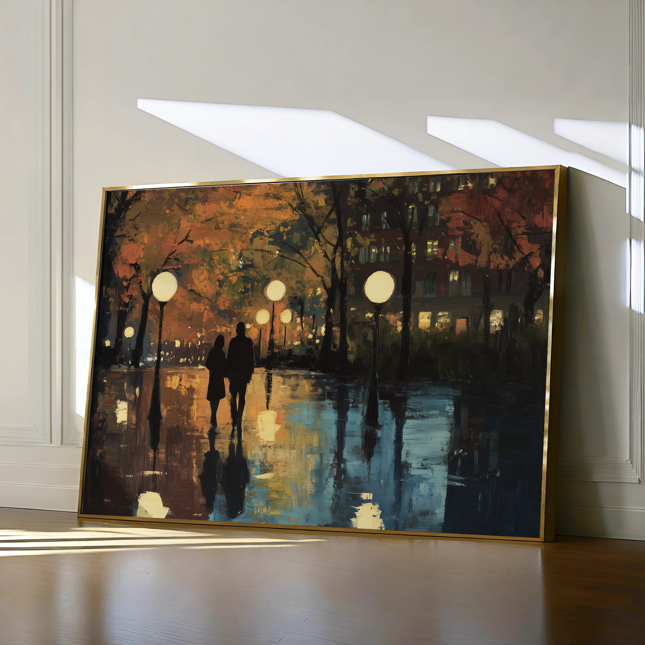 Landscape 466 Canvas Art 18" x 24" / 45 x 60 cm / Black