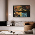 Landscape 466 Canvas Art 18" x 24" / 45 x 60 cm / Black