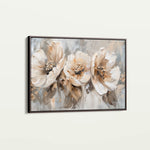Floral 467 Canvas Art 18" x 24" / 45 x 60 cm / Black