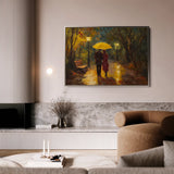 Landscape 467 Canvas Art 18" x 24" / 45 x 60 cm / Black