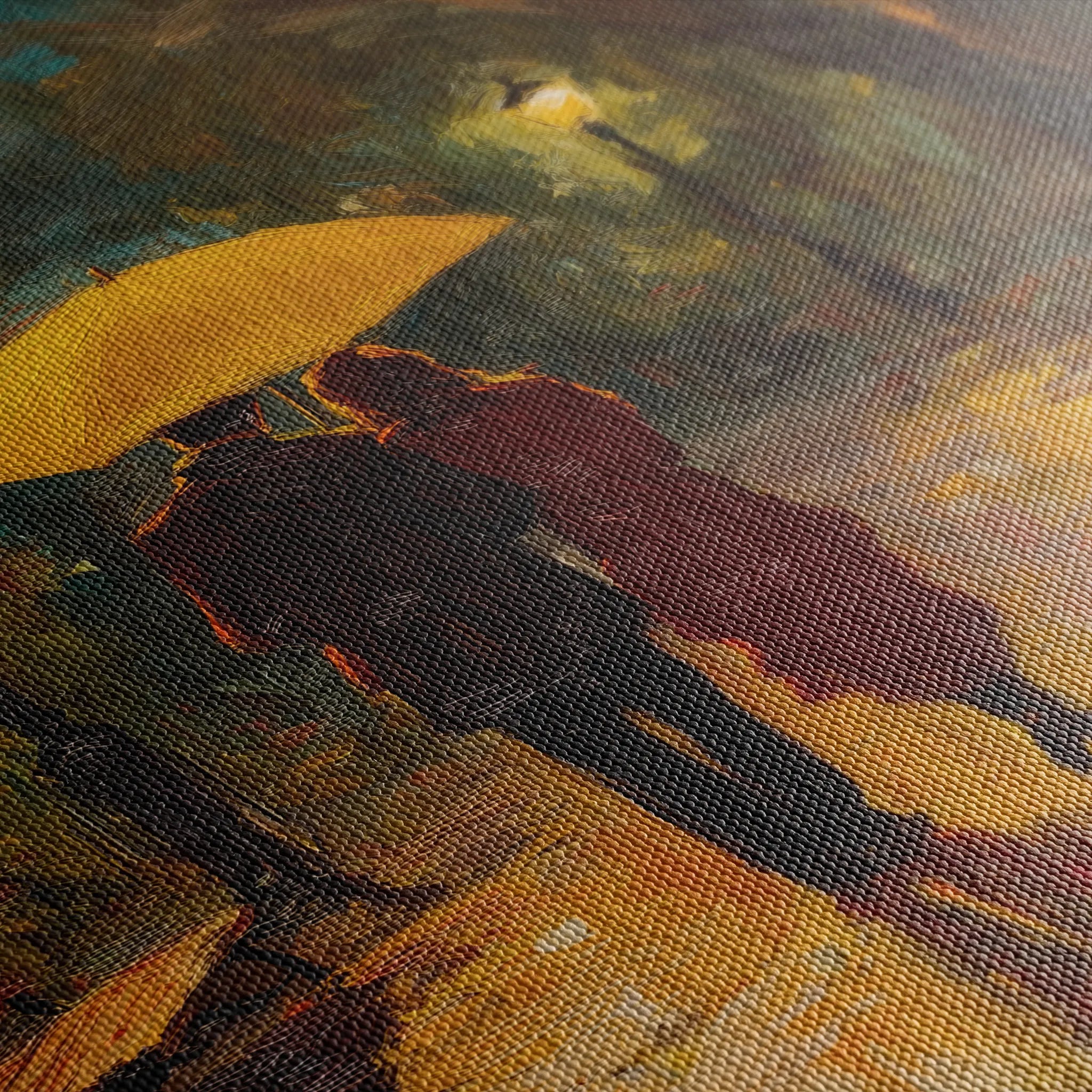 Landscape 467 Canvas Art 18" x 24" / 45 x 60 cm / Black
