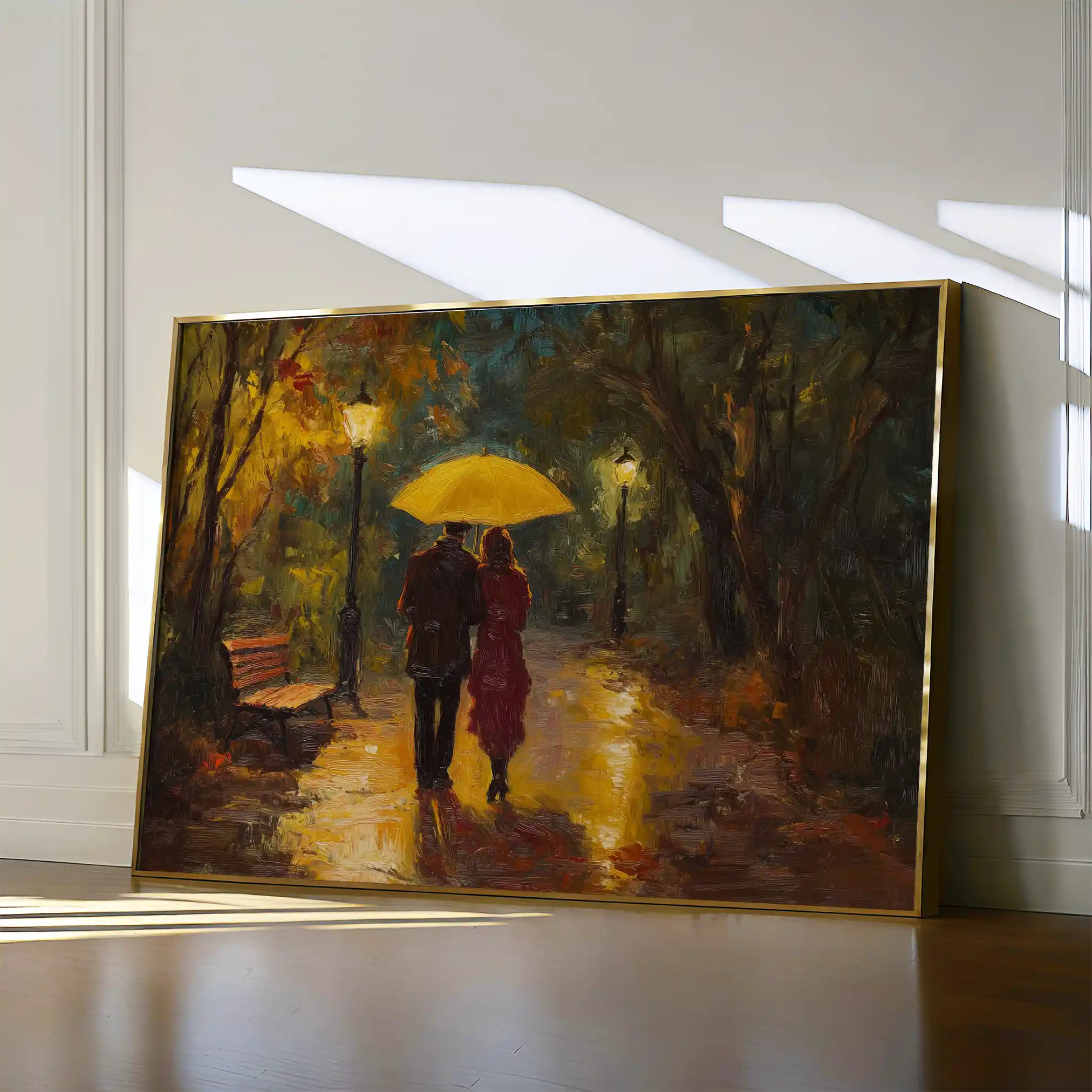 Landscape 467 Canvas Art 60 x 40 cm / Black