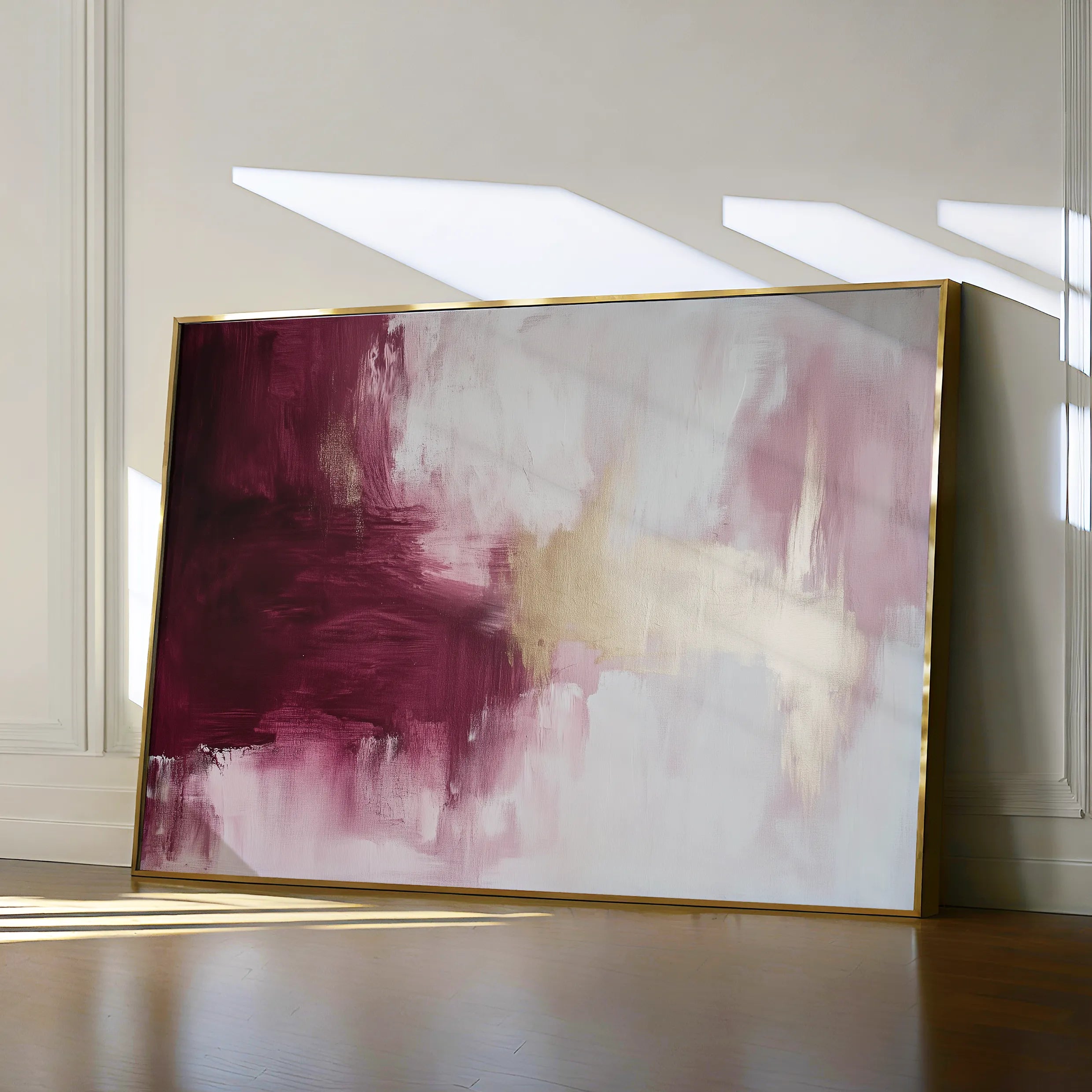 Abstract 468 Canvas Art 18" x 24" / 45 x 60 cm / Black