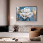 Floral 468 Canvas Art 18" x 24" / 45 x 60 cm / Black