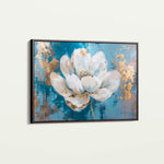 Floral 468 Canvas Art 18" x 24" / 45 x 60 cm / Black
