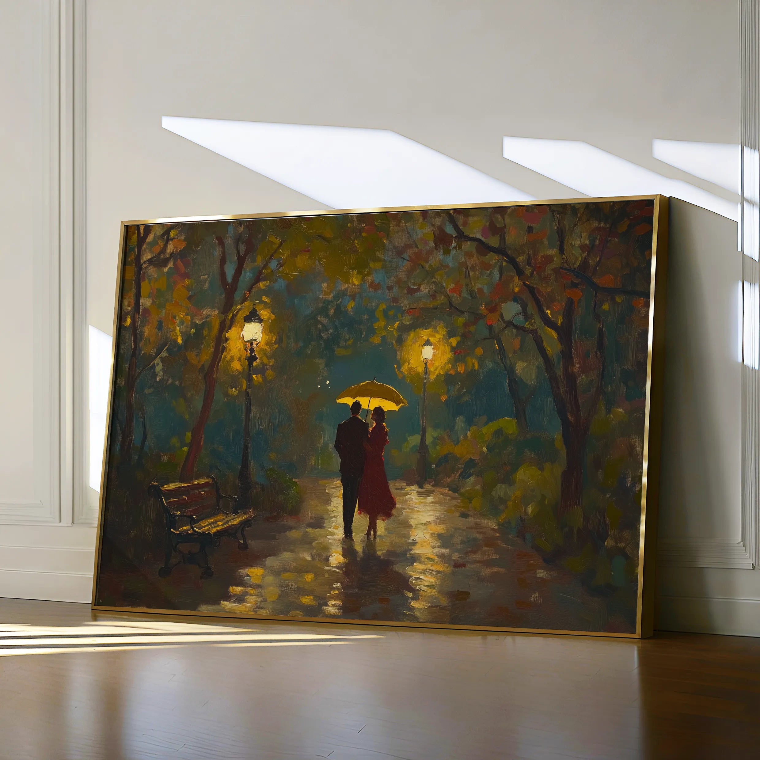 Landscape 468 Canvas Art 18" x 24" / 45 x 60 cm / Black