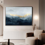 Abstract 469 Canvas Art 18" x 24" / 45 x 60 cm / Black