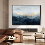 Abstract 469 Canvas Art 18" x 24" / 45 x 60 cm / Black