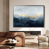 Abstract 469 Canvas Art 18" x 24" / 45 x 60 cm / Black