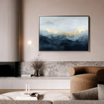 Abstract 469 Canvas Art 18" x 24" / 45 x 60 cm / Black