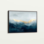 Abstract 469 Canvas Art 18" x 24" / 45 x 60 cm / Black
