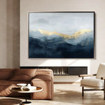 Abstract 469 Canvas Art 60 x 40 cm / Black