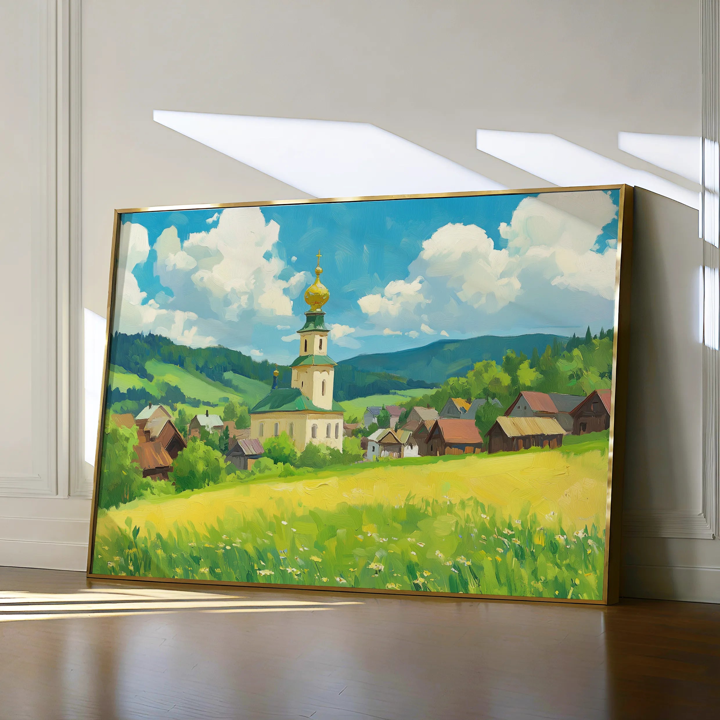 Landscape 469 Canvas Art 18" x 24" / 45 x 60 cm / Black