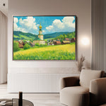 Landscape 469 Canvas Art 18" x 24" / 45 x 60 cm / Black