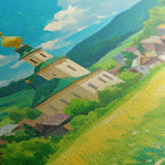 Landscape 469 Canvas Art 18" x 24" / 45 x 60 cm / Black