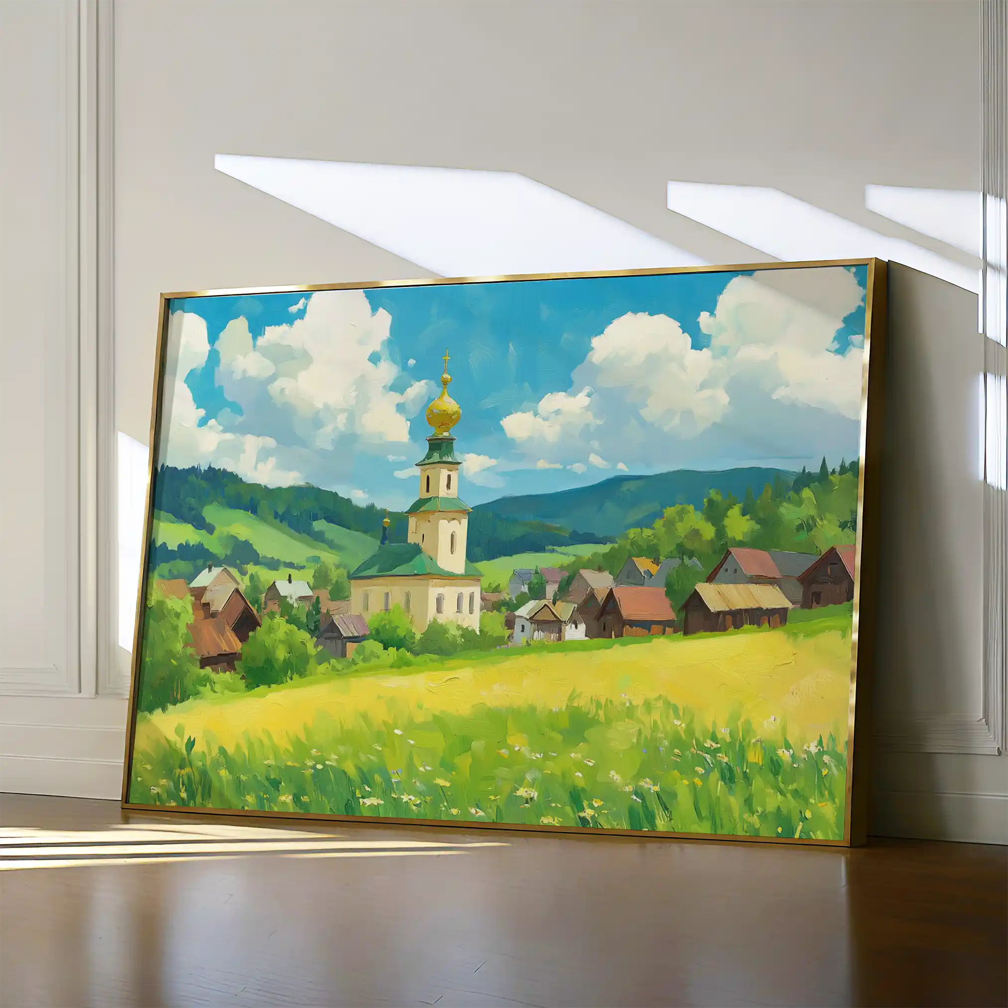 Landscape 469 Canvas Art 60 x 40 cm / Black