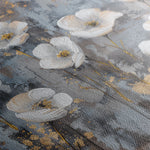 Floral 470 Canvas Art 18" x 24" / 45 x 60 cm / Black