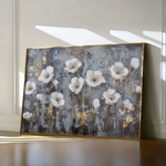 Floral 470 Canvas Art 60 x 40 cm / Black
