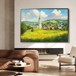 Landscape 470 Canvas Art 18" x 24" / 45 x 60 cm / Black