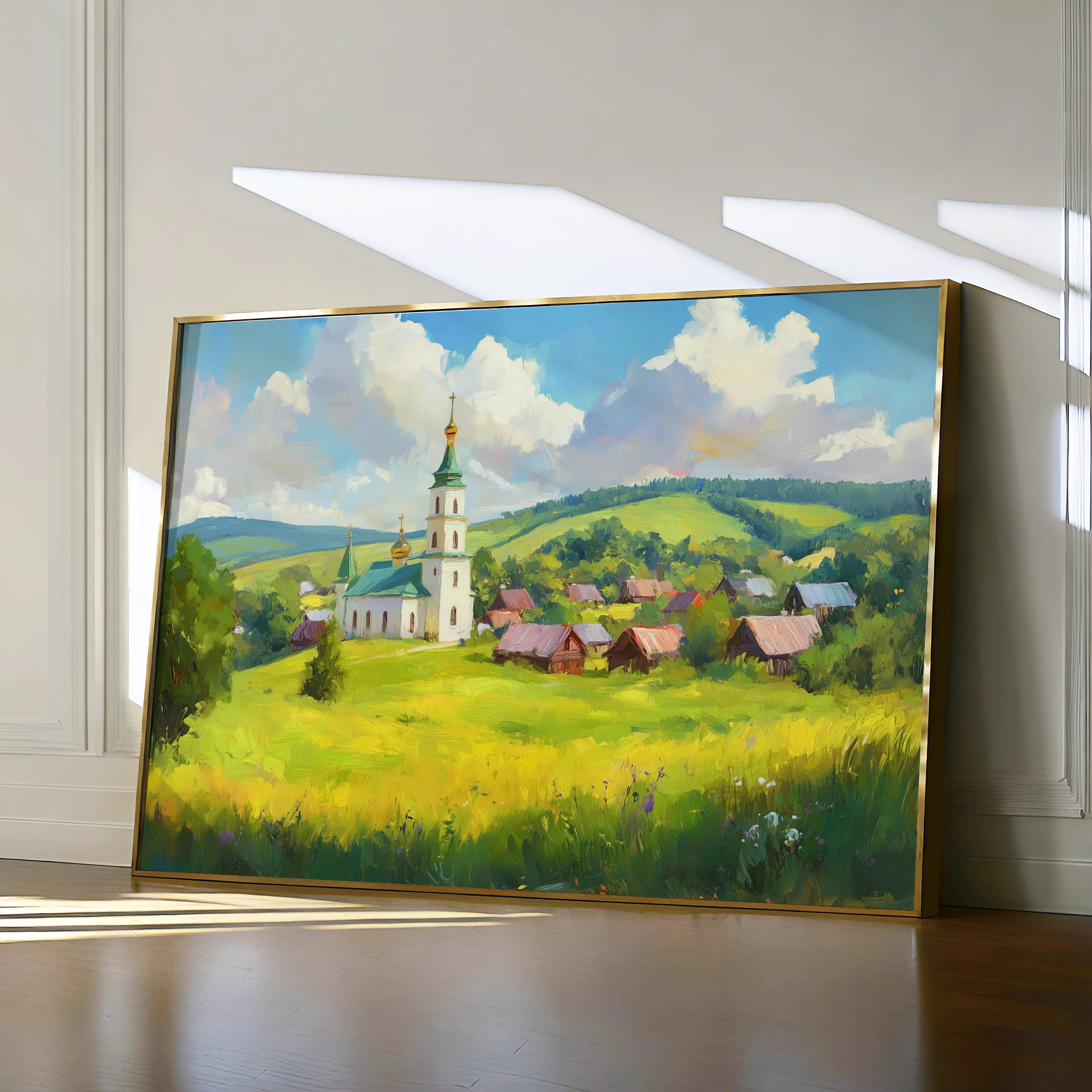 Landscape 470 Canvas Art 18" x 24" / 45 x 60 cm / Black