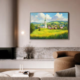 Landscape 470 Canvas Art 18" x 24" / 45 x 60 cm / Black