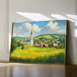 Landscape 470 Canvas Art 60 x 40 cm / Black