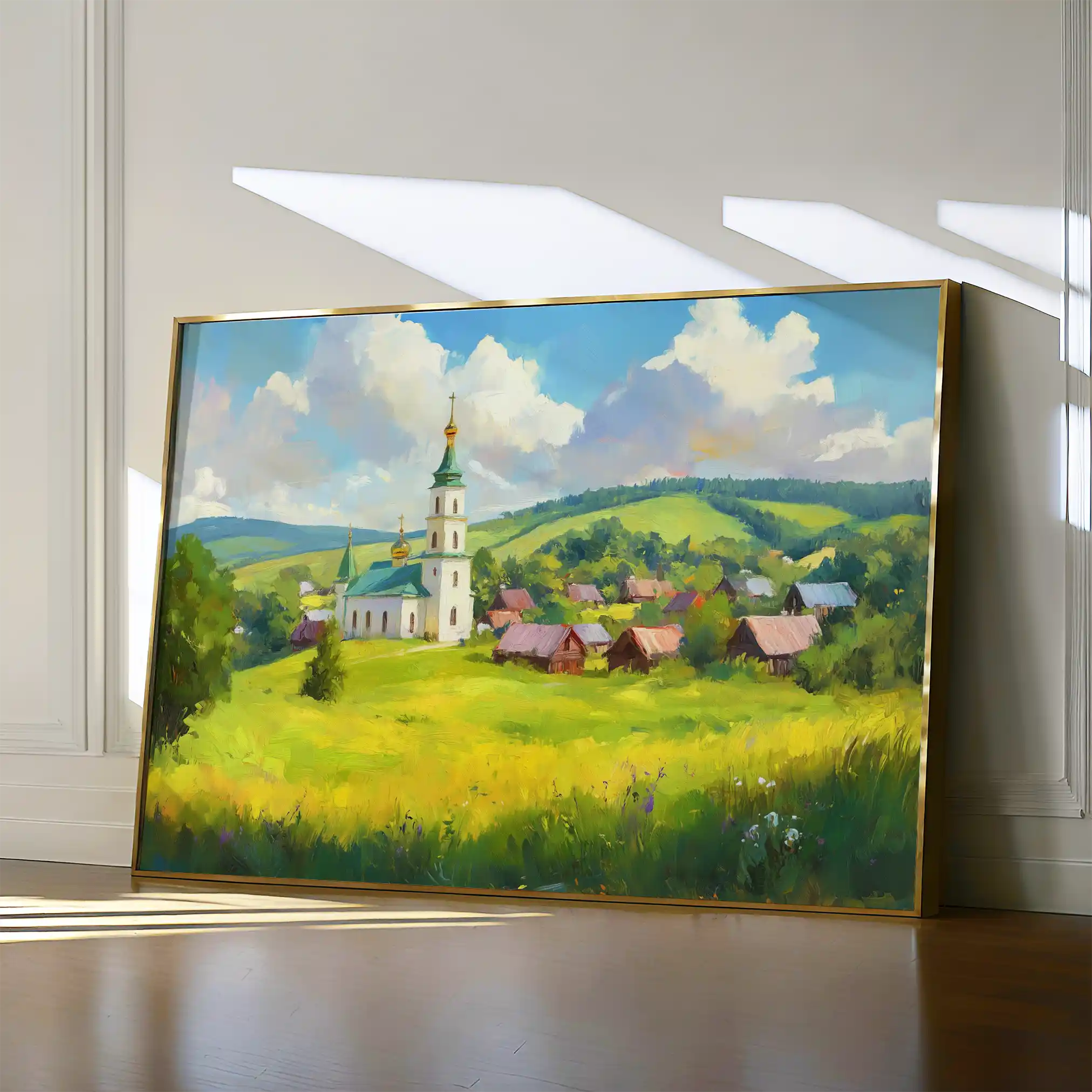 Landscape 470 Canvas Art 60 x 40 cm / Black