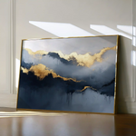 Abstract 471 Canvas Art 60 x 40 cm / Black