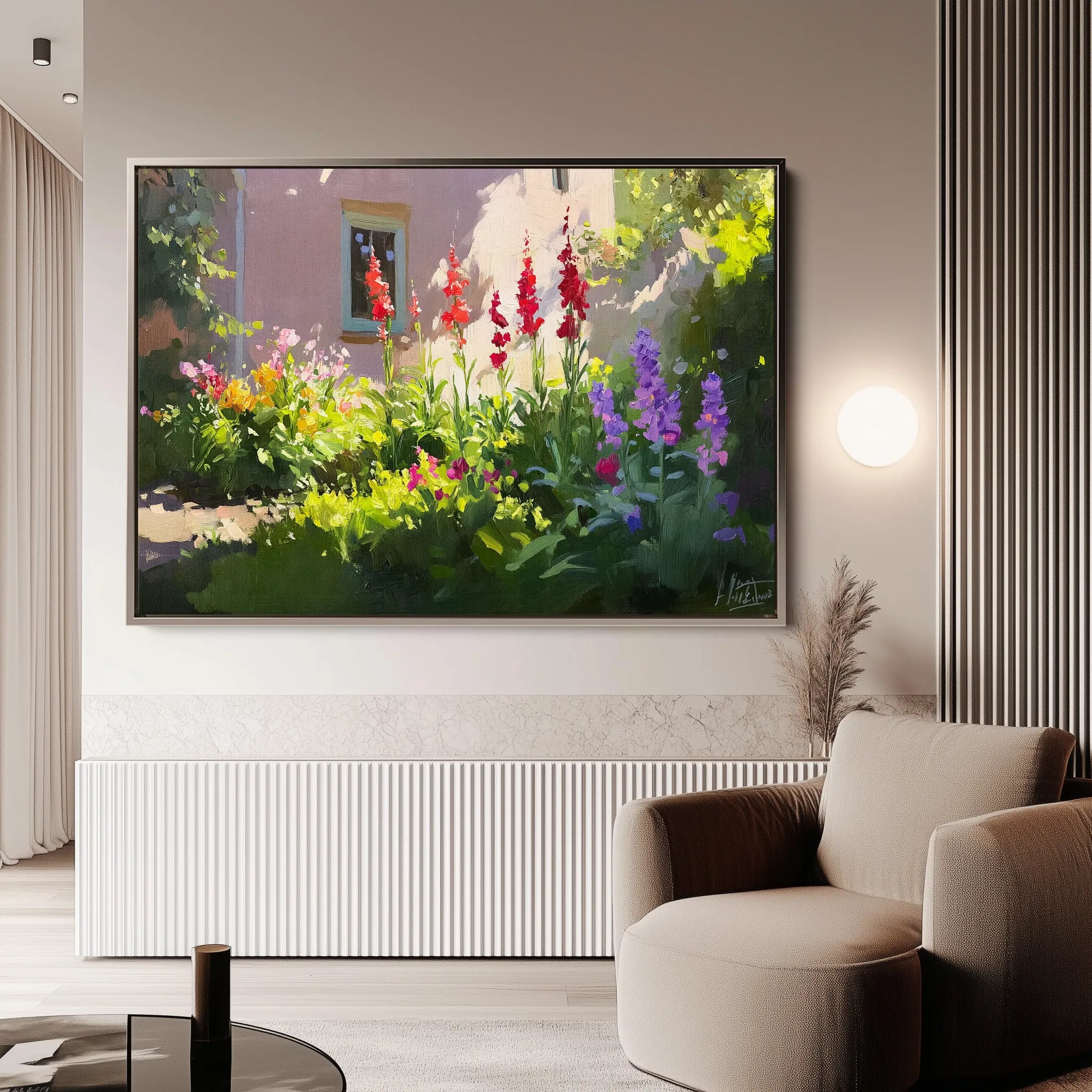Landscape 471 Canvas Art 18" x 24" / 45 x 60 cm / Black