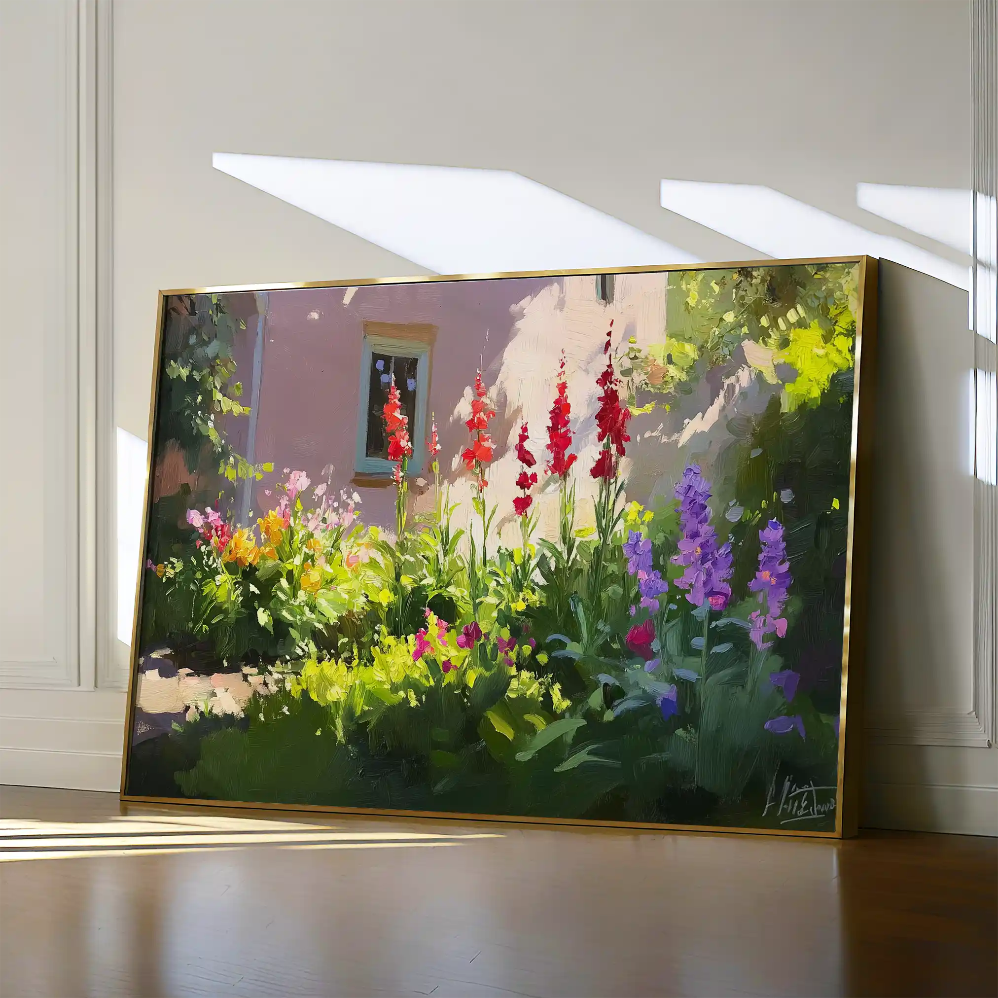 Landscape 471 Canvas Art 60 x 40 cm / Black