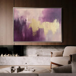 Abstract 472 Canvas Art 18" x 24" / 45 x 60 cm / Black