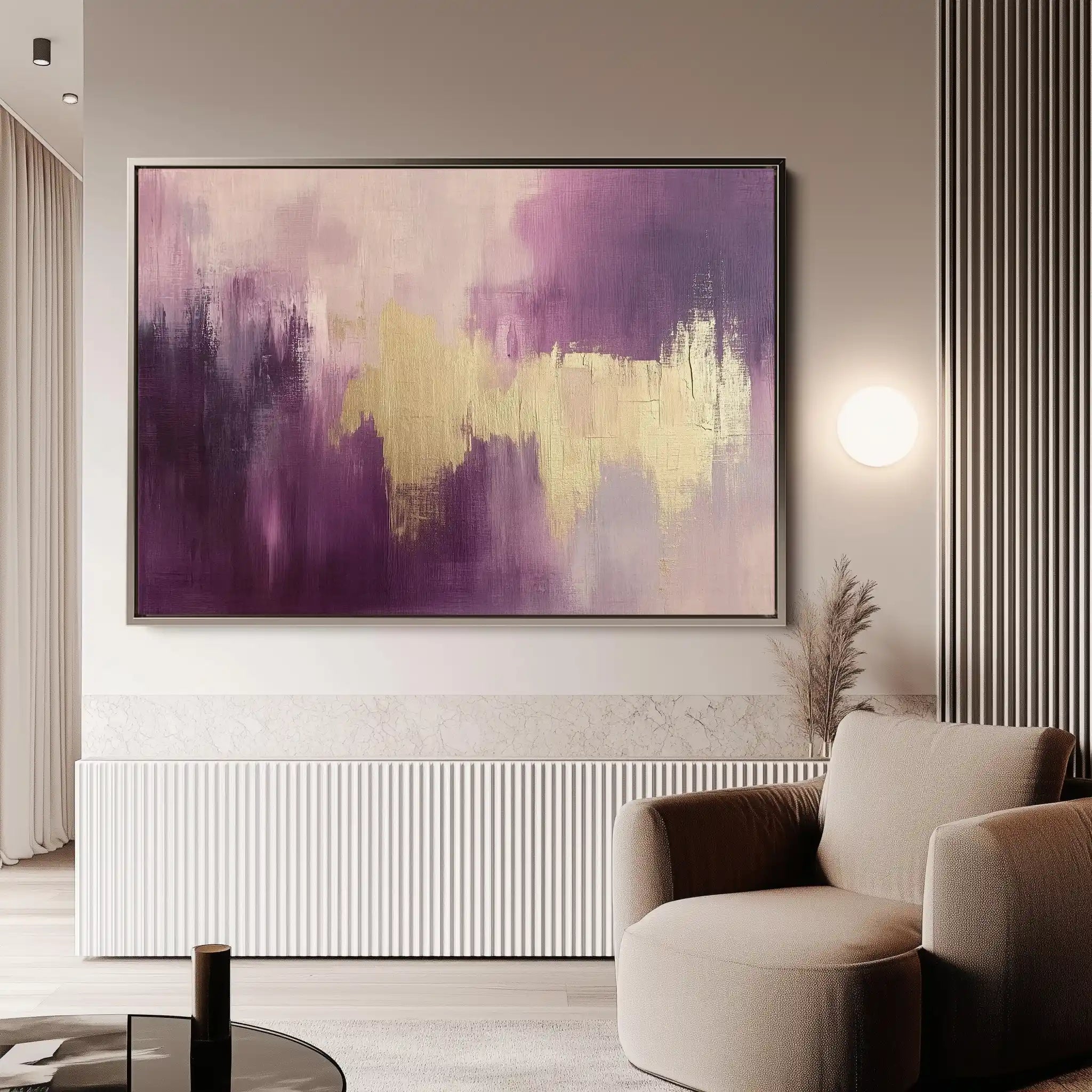 Abstract 472 Canvas Art 60 x 40 cm / Black