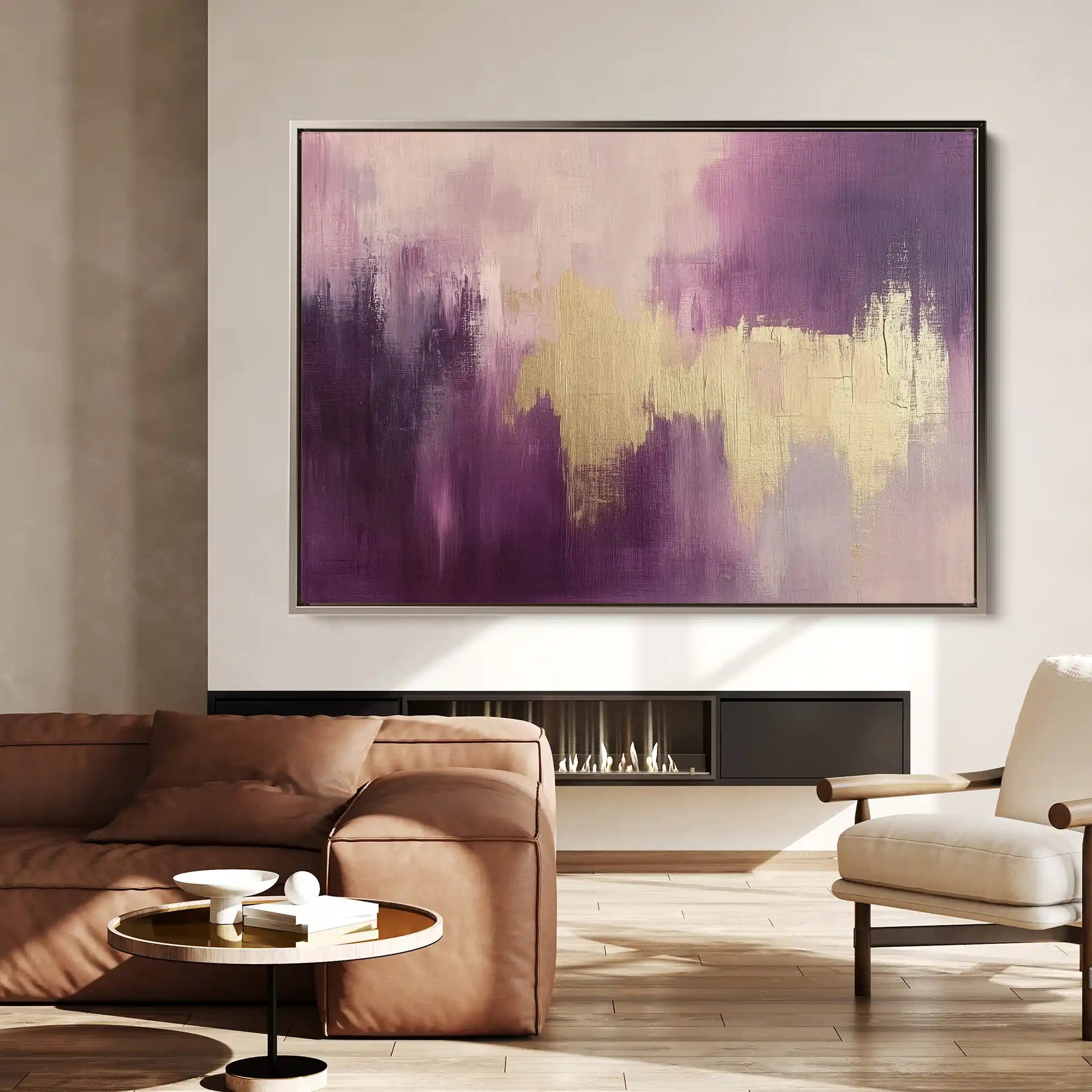 Abstract 472 Canvas Art 60 x 40 cm / Black