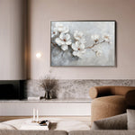 Floral 472 Canvas Art 18" x 24" / 45 x 60 cm / Black