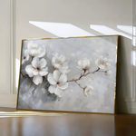 Floral 472 Canvas Art 60 x 40 cm / Black
