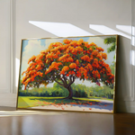 Landscape 472 Canvas Art 60 x 40 cm / Black