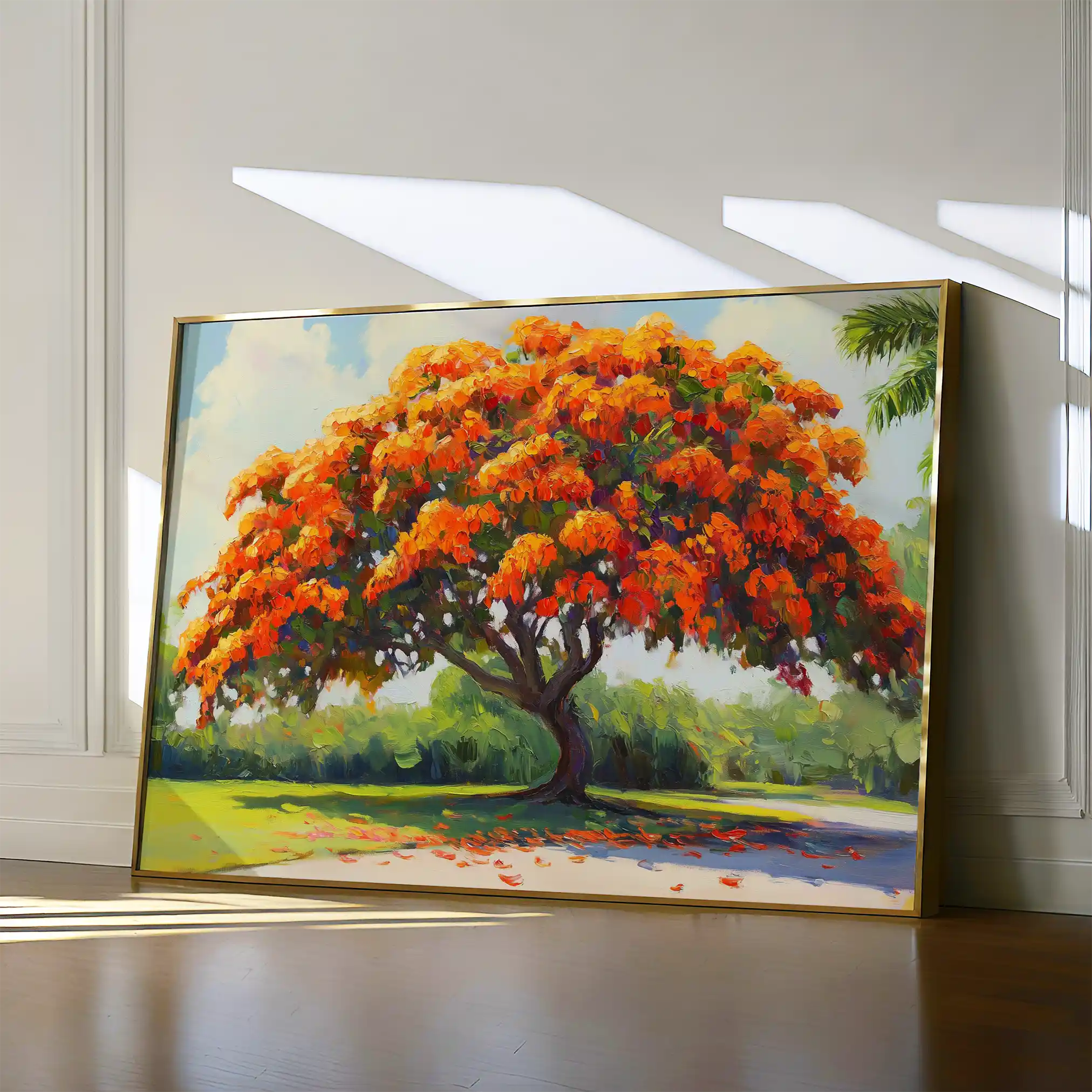 Landscape 472 Canvas Art 60 x 40 cm / Black