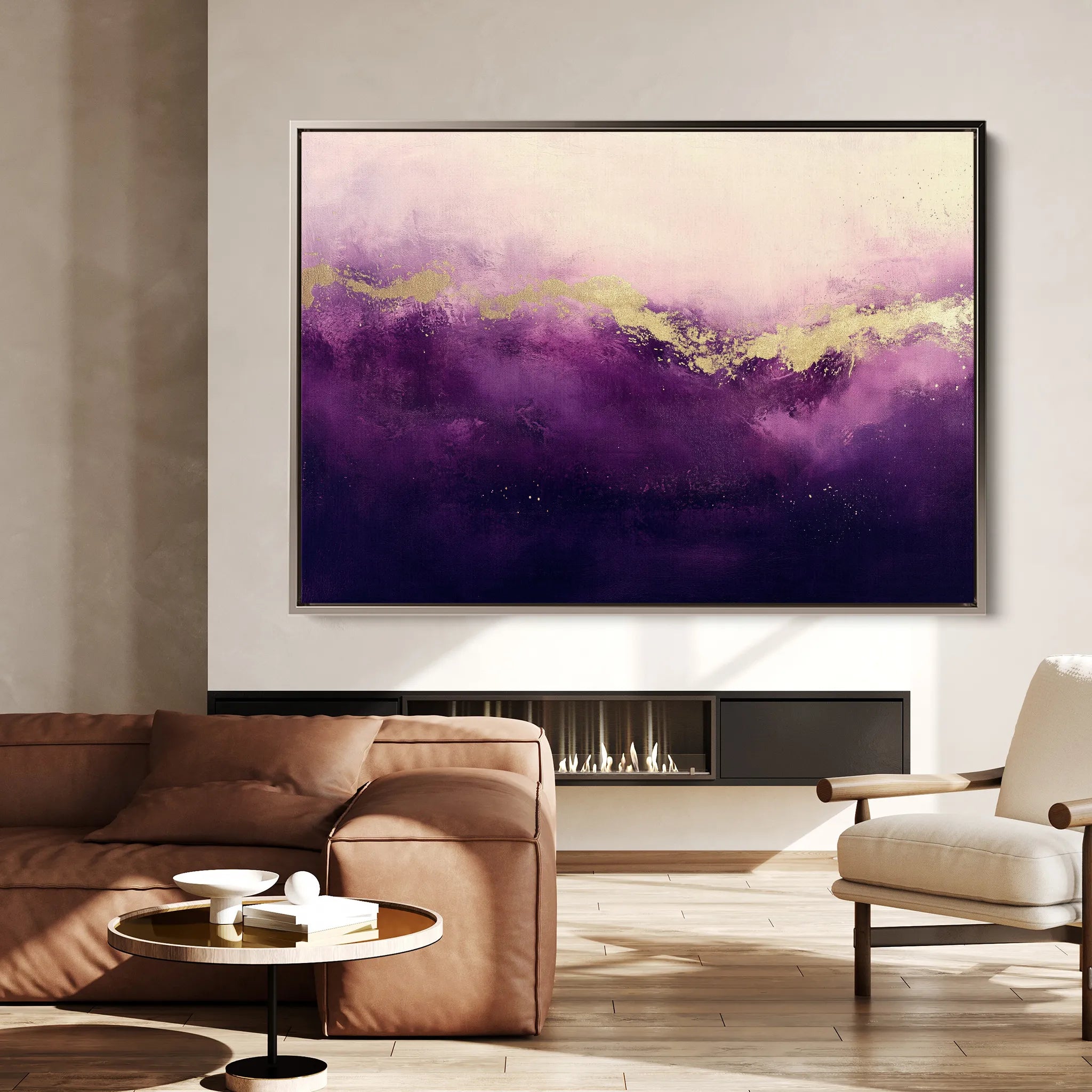 Abstract 473 Canvas Art 18" x 24" / 45 x 60 cm / Black