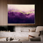 Abstract 473 Canvas Art 18" x 24" / 45 x 60 cm / Black