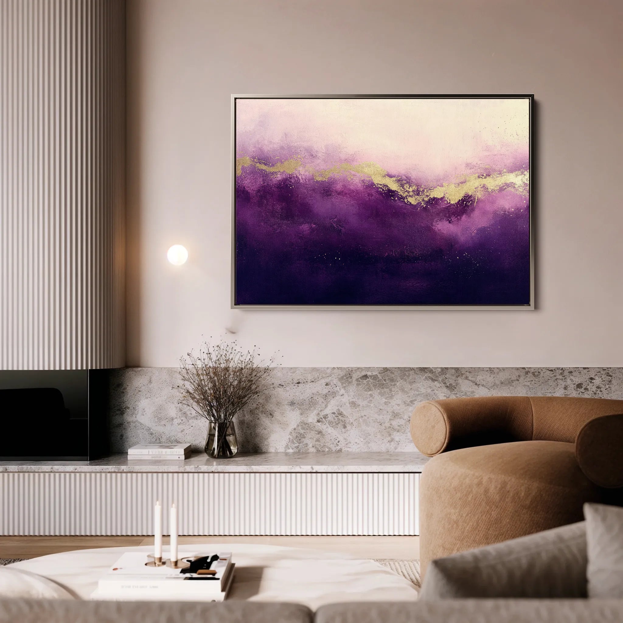 Abstract 473 Canvas Art 18" x 24" / 45 x 60 cm / Black