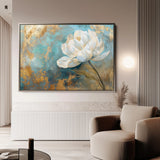 Floral 473 Canvas Art 18" x 24" / 45 x 60 cm / Black