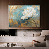 Floral 473 Canvas Art 18" x 24" / 45 x 60 cm / Black