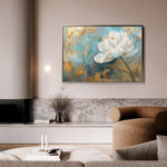 Floral 473 Canvas Art 18" x 24" / 45 x 60 cm / Black