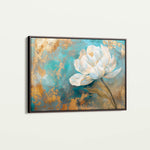Floral 473 Canvas Art 18" x 24" / 45 x 60 cm / Black