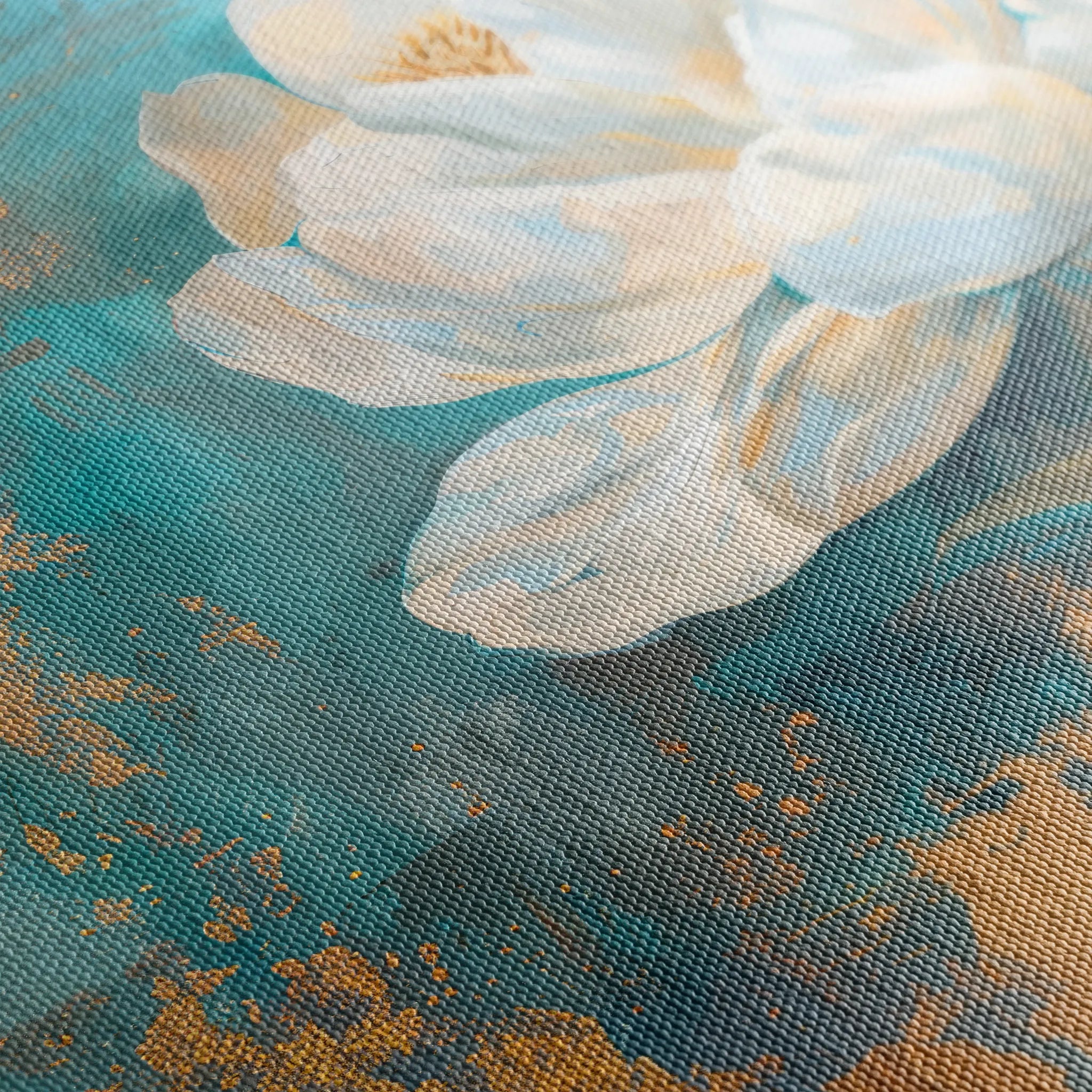 Floral 473 Canvas Art 18" x 24" / 45 x 60 cm / Black