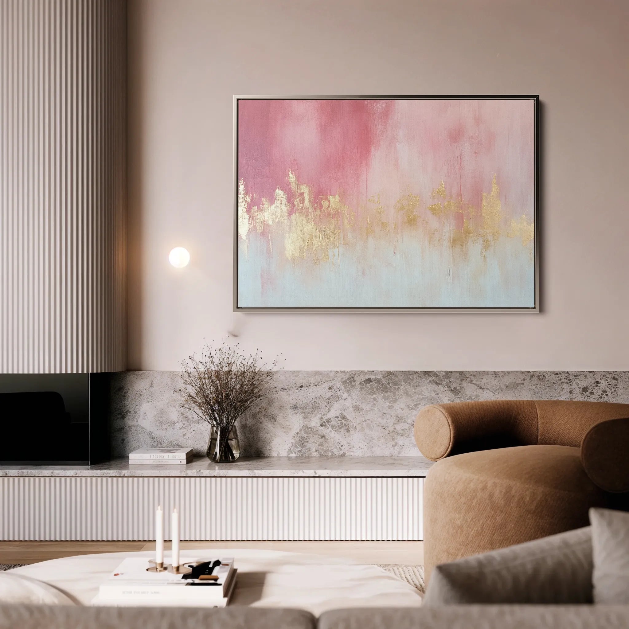 Abstract 474 Canvas Art 18" x 24" / 45 x 60 cm / Black