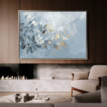Floral 474 Canvas Art 18" x 24" / 45 x 60 cm / Black