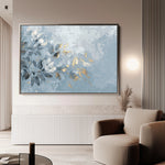 Floral 474 Canvas Art 18" x 24" / 45 x 60 cm / Black