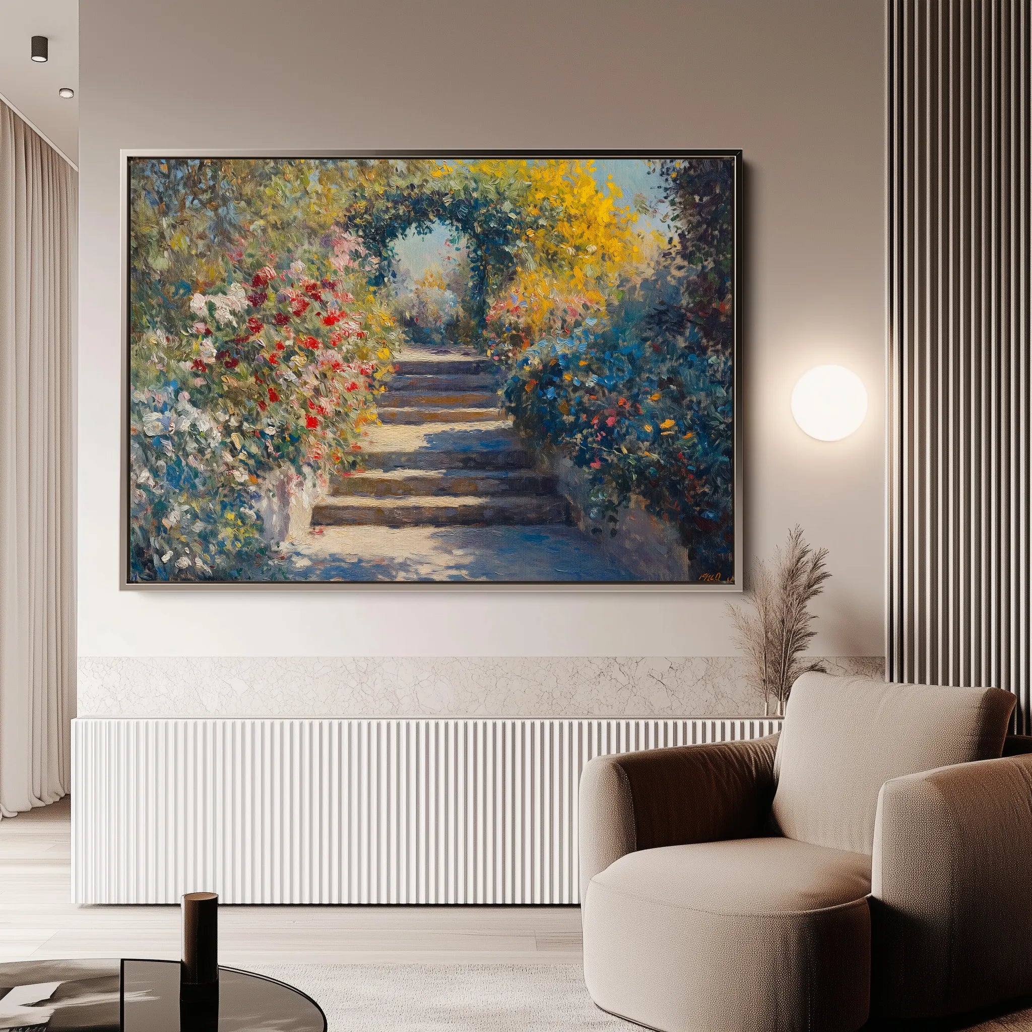 Landscape 474 Canvas Art 18" x 24" / 45 x 60 cm / Black