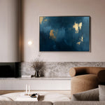 Abstract 475 Canvas Art 18" x 24" / 45 x 60 cm / Black
